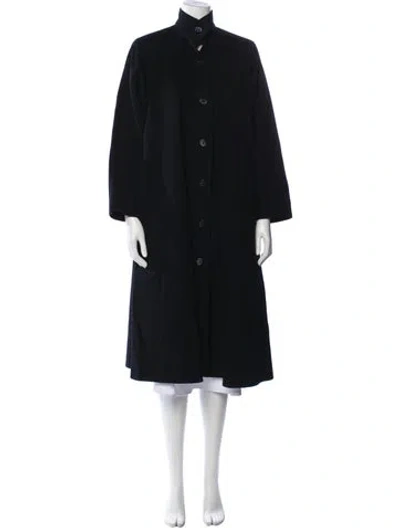Pre-owned Jean Louis Scherrer Vintage 1990's Coat In Black