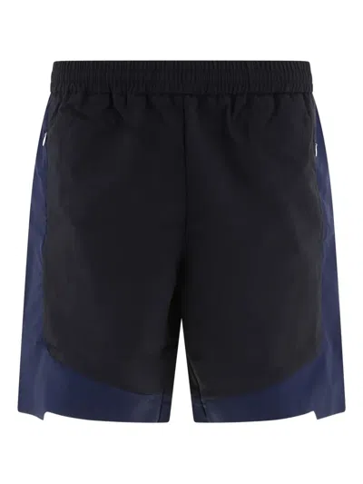 Jean-luc A. Lavelle Panelled Elasticated-waist Shorts In Multi