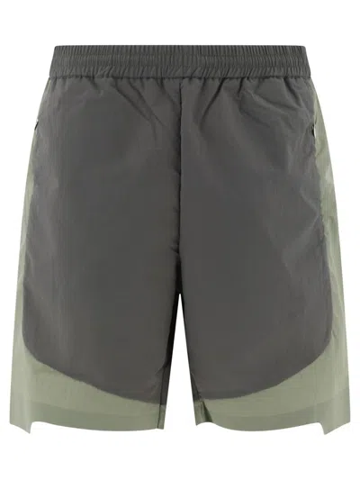 Jean-luc A.lavelle Nylon Shorts In Gray