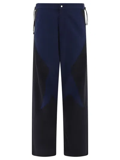 Jean-luc A.lavelle "nylon Track" Trousers In Blue