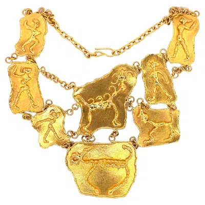 Pre-owned Jean Mahie Charming Monsters Necklace In Multi