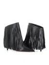 Jean-michel Cazabat 65mm Leather Ankle Boots In Black