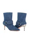 Jean-michel Cazabat Ankle Boot Patty Biker In Blue