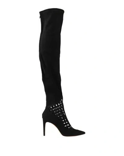Jean-michel Cazabat Woman Boot Black Size 8 Leather In Multi