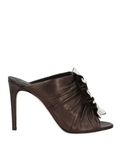 Jean-michel Cazabat Woman Sandals Black Size 8 Leather