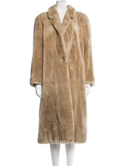 Pre-owned Jean Patou Fur Coat In Neutrals