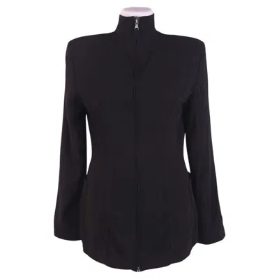 Pre-owned Jean Paul Gaultier 1985 1986  Reedition Black Wool Crepe Jacket Minautore