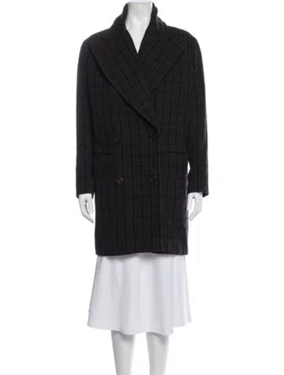 Pre-owned Jean Paul Gaultier 1990's Femme Coat In Black