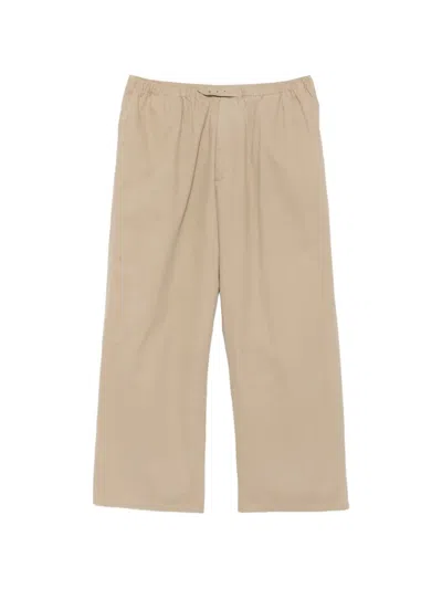 Pre-owned Jean Paul Gaultier 1990s Elasticated-waist Trousers In Neutral
