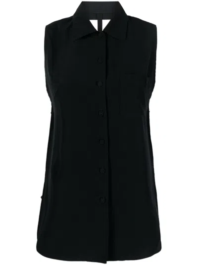 Pre-owned Jean Paul Gaultier 1990s Open-back Shirt In Black