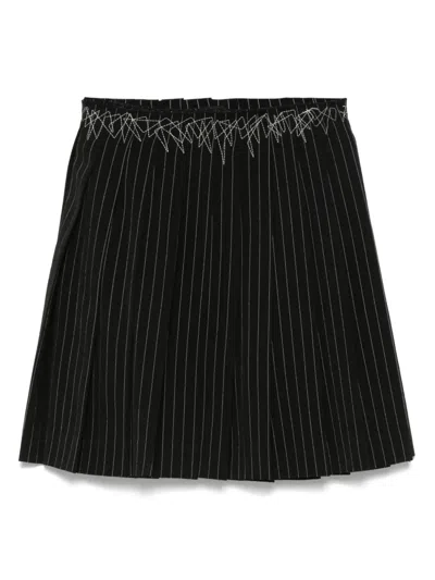 Pre-owned Jean Paul Gaultier 1990s Pleated Wrap Skirt