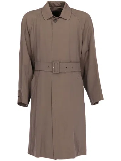 Pre-owned Jean Paul Gaultier 1990s Trench Coat In Brown