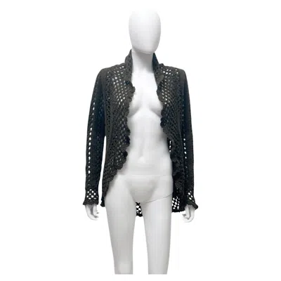 Pre-owned Jean Paul Gaultier 2000's Knitted Brown Hooled Cardigan