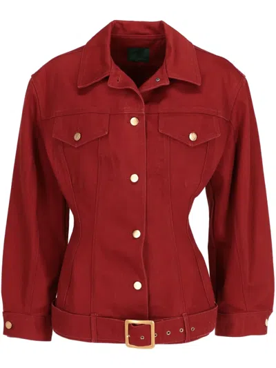 Pre-owned Jean Paul Gaultier 2000s Cotton Jacket In Red