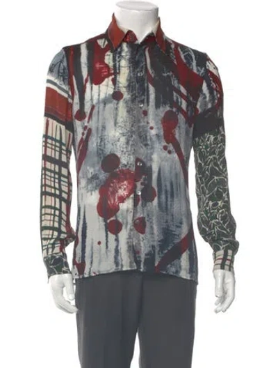 Pre-owned Jean Paul Gaultier 2001 Printed Top In Multi