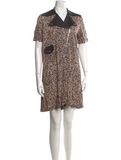 Pre-owned Jean Paul Gaultier 2010's Animal Print Romper In Brown