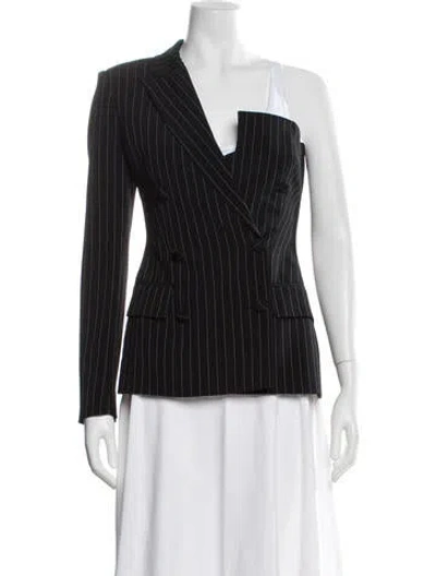 Pre-owned Jean Paul Gaultier 2015 Virgin Wool Blazer In Black