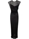 Jean Paul Gaultier Open Back Sleeveless Mini Dress In Black  