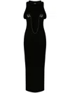 Jean Paul Gaultier Long Dress In 黑色