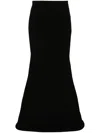 Jean Paul Gaultier Black 'the Knit 3d' Maxi Skirt In Black