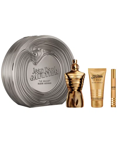 Jean Paul Gaultier 3-pc. Le Male Elixir Absolu Gift Set In Transparent