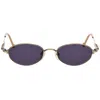 Jean Paul Gaultier 55-8110 3 (black) In Purple