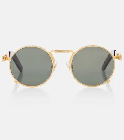 Jean Paul Gaultier 56-5102 Round Sunglasses In 92 Gold