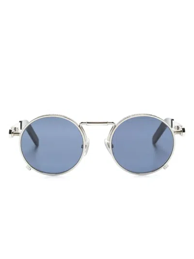 Jean Paul Gaultier 56-8171 Round-frame Sunglasses In Metallic