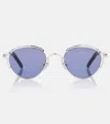Jean Paul Gaultier 56-8171 Round Sunglasses In Silber