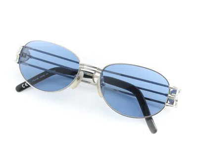 Jean Paul Gaultier 58-5108 2 (blue Solid) In Silver