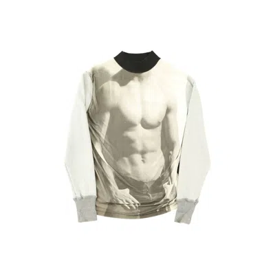 Pre-owned Jean Paul Gaultier 90's Grey Physique Sweater Shirt