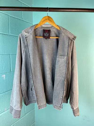 Pre-owned Jean Paul Gaultier 90's  Cropped Faded Grey Jacket