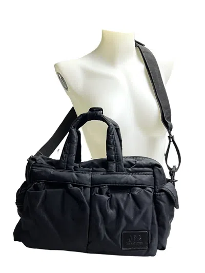 Pre-owned Jean Paul Gaultier 90's  Jpg Nylon Utility Crossbody Bag In Black