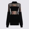 Jean Paul Gaultier Knee Length Dress Fitted Silhouette In Black