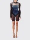 Jean Paul Gaultier Le Mâle Printed Mesh Mini Dress