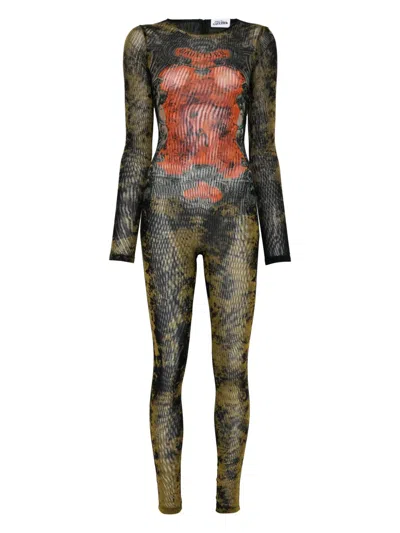 Jean Paul Gaultier Abstract-print Jumpsuit