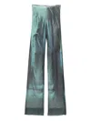 Jean Paul Gaultier Women Abstract Print Pants In Blue
