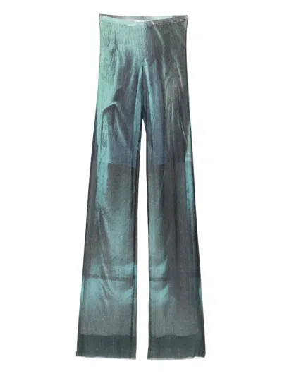 JEAN PAUL GAULTIER JEAN PAUL GAULTIER ABSTRACT PRINT PANTS