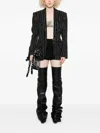 Jean Paul Gaultier Abstract-print Top In Black