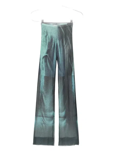Jean Paul Gaultier Women The Water Print Pants In Blue