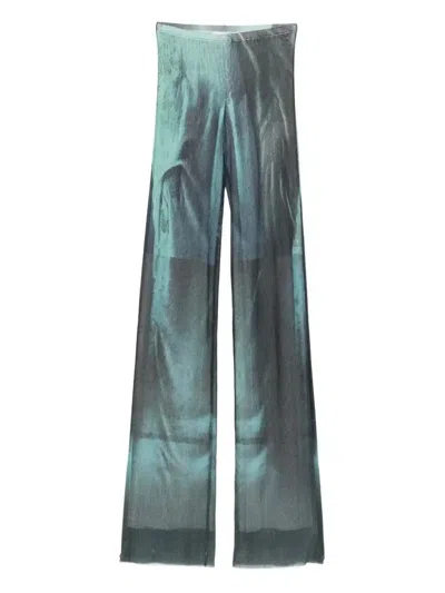 JEAN PAUL GAULTIER ABSTRACT-PRINT TROUSERS