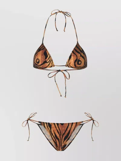 JEAN PAUL GAULTIER ADJUSTABLE HALTER NECK BIKINI SET