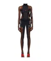 Jean Paul Gaultier And Shayne Oliver Collaborate On A Backless Dress In Black