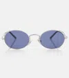 Jean Paul Gaultier Sunglasses Lunette Arceau In Silver