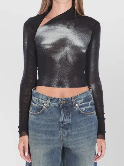 JEAN PAUL GAULTIER ASYMMETRIC BODY DUST TOP