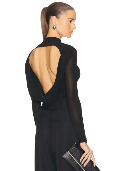 Jean Paul Gaultier Backless Long Sleeve Top