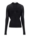 Jean Paul Gaultier Light Jersey Backless Top With Covered Cup Detail In Black