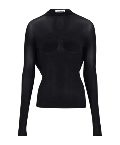 JEAN PAUL GAULTIER JEAN PAUL GAULTIER COVERED CUP RUCHED TOP