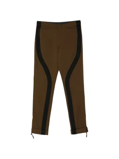 Pre-owned Jean Paul Gaultier Back-pocket Trousers In Green