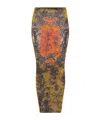 Jean Paul Gaultier Baroque-print Skirt In Multi
